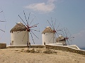 Mykonos Altstadt Mikonos Windmuehlen 1